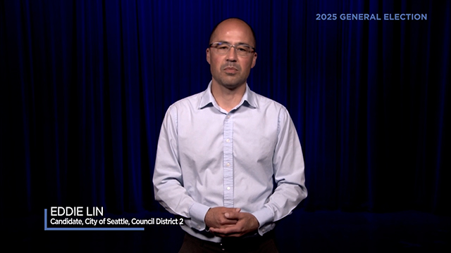 Eddie Lin, candidate for City of Seattle, Council District 2 Eddie Lin, candidate for City of Seattle, Council District 2