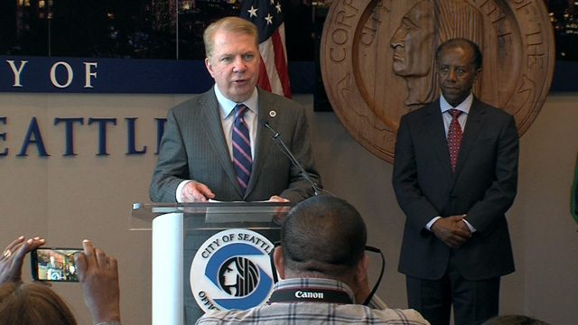 Sam Assefa's swearing-in ceremony