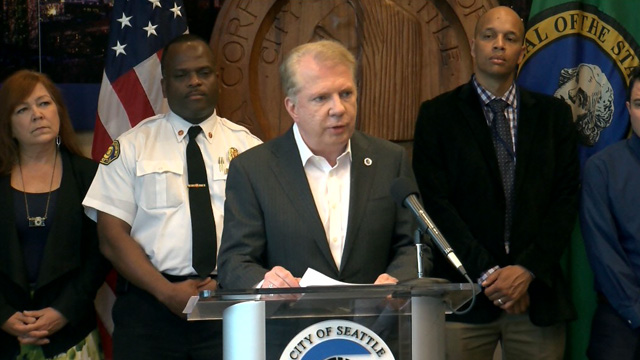 Mayor delivers remarks on officer involved shootings 7/7/16