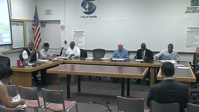 Seattle Board of Park Commissioners 7/13/17
