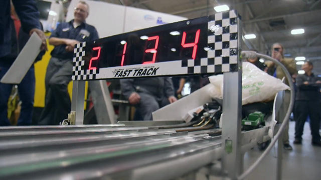 Pine car racing for a cause Fleet Management Division's Pine car racing for a cause