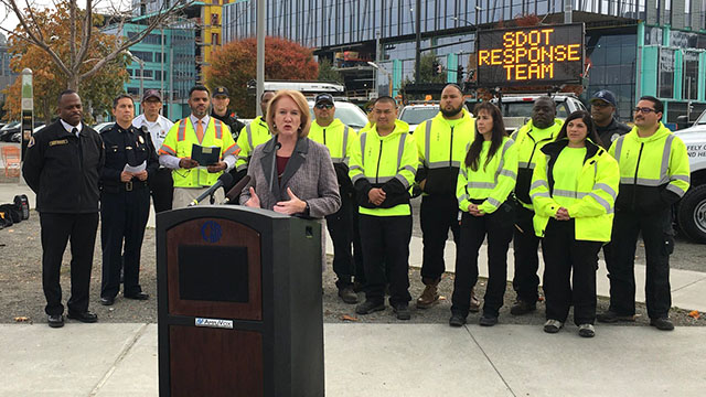Mayor, SDOT launch Seattle's new traffic incident 'Response Team'