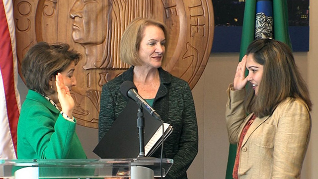 Mayor Durkan holds swearing-in ceremonies for Jesús S. Aguirre & Dr. Amarah Khan