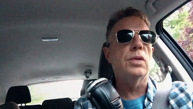 A multitasking video selfie from Charles R. Cross