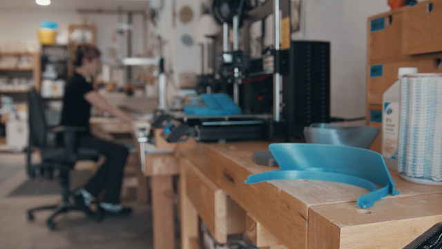 From porcelain to plastics, artist helps fill urgent PPE need