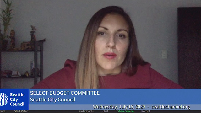 Select Budget Committee Session II 7/15/20