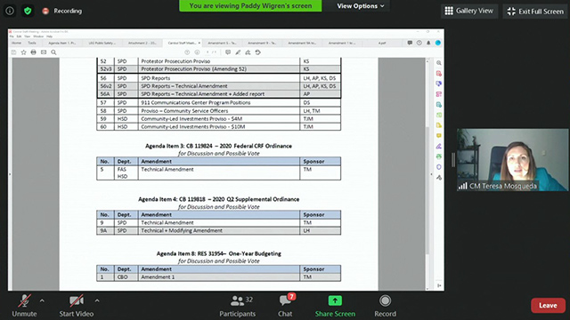 Select Budget Committee 8/10/20