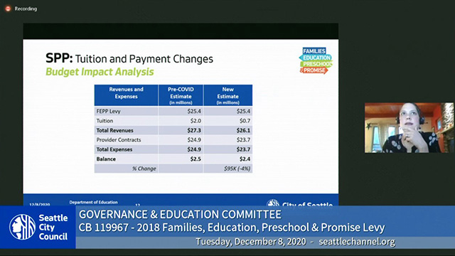 Governance and Education Committee 12/8/20
