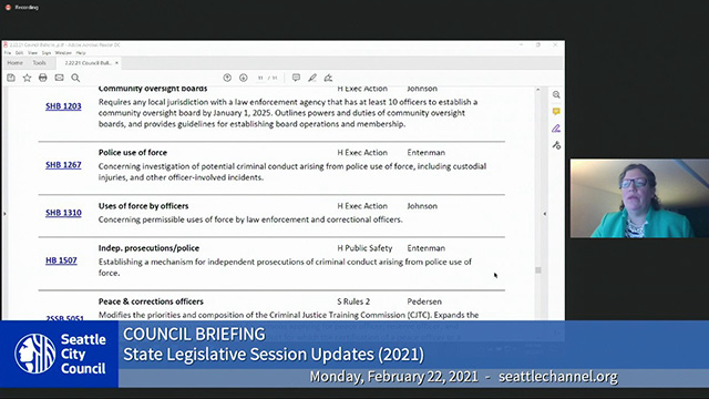 Council Briefing 2/22/21
