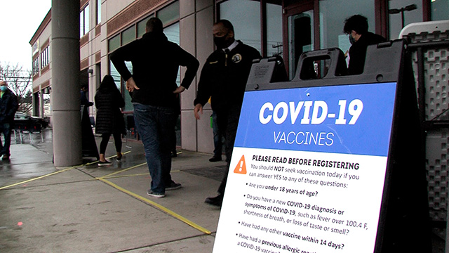 Mayor, City & Union leaders discuss vaccinating high-risk grocery store workers