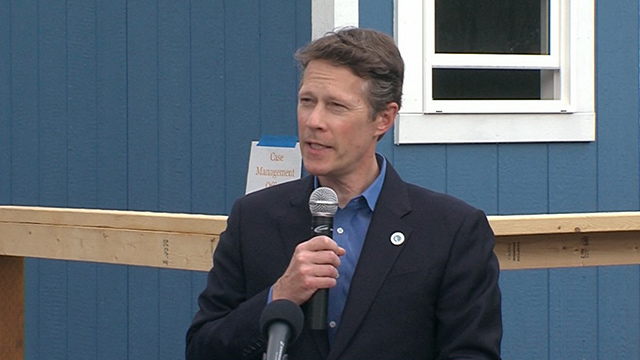 Councilmember Pedersen celebrates opening of Rosie's Tiny House Village