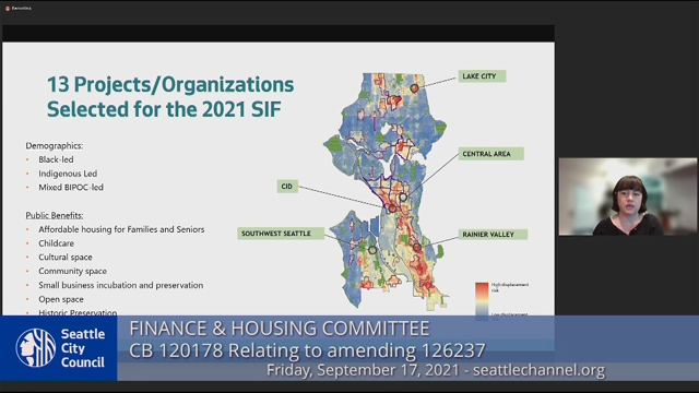 Finance & Housing Committee 9/17/21