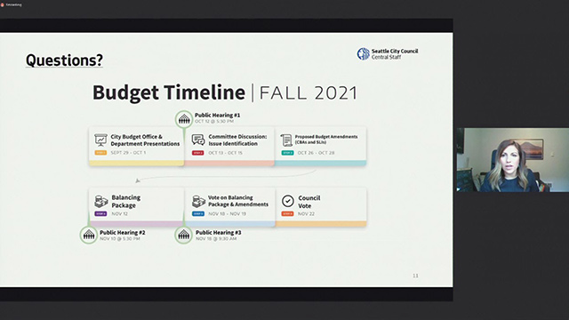 Select Budget Committee Session I 10/14/21