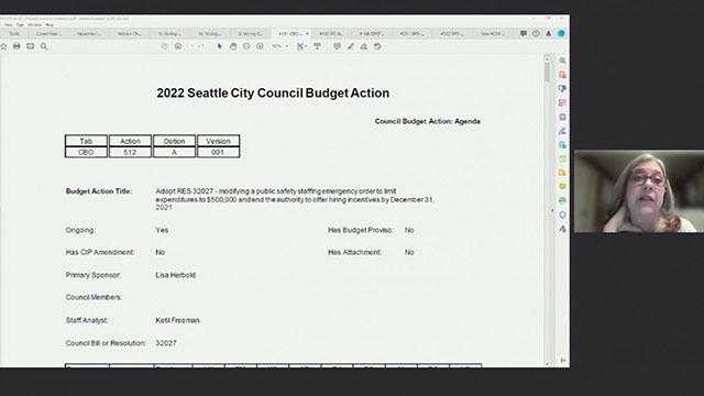 Select Budget Committee Session II 11/18/21