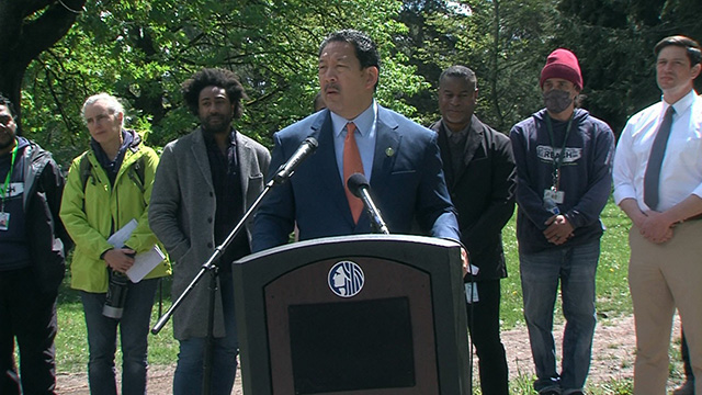 City and community leaders highlight Woodland Park outreach success  5/19/22