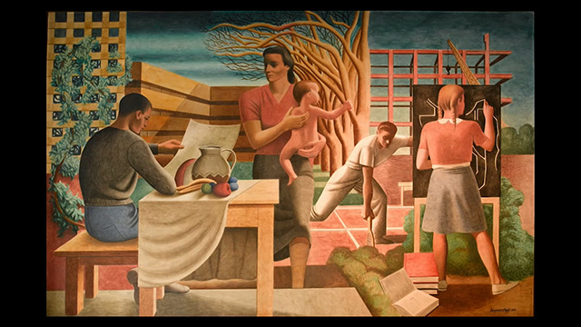 Kenneth Callahan Murals at Pacific Tower