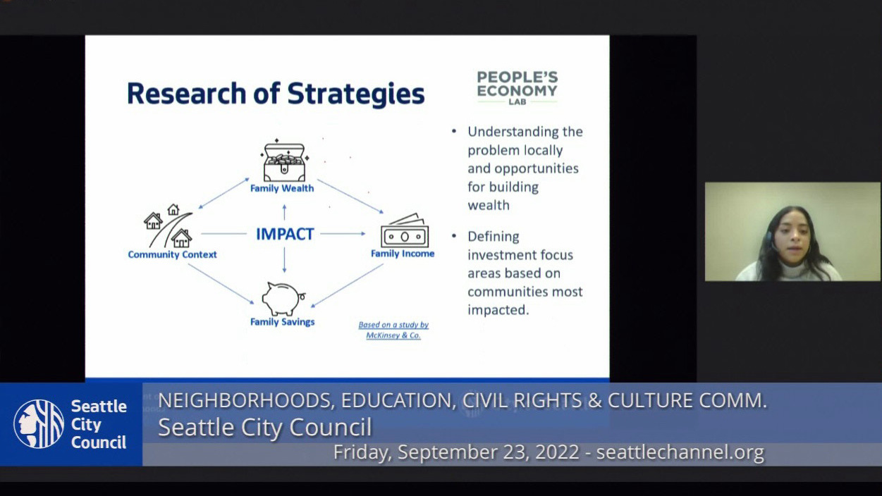 Neighborhoods, Education, Civil Rights & Culture Committee 9/23/22