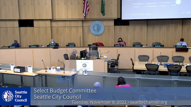 Select Budget Committee Public Hearing 11/8/22