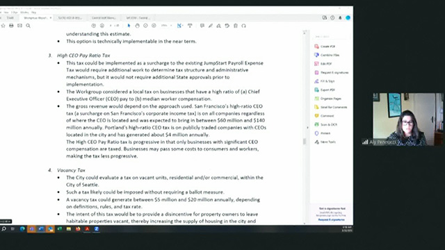 Finance & Housing Committee Special Meeting 8/10/23