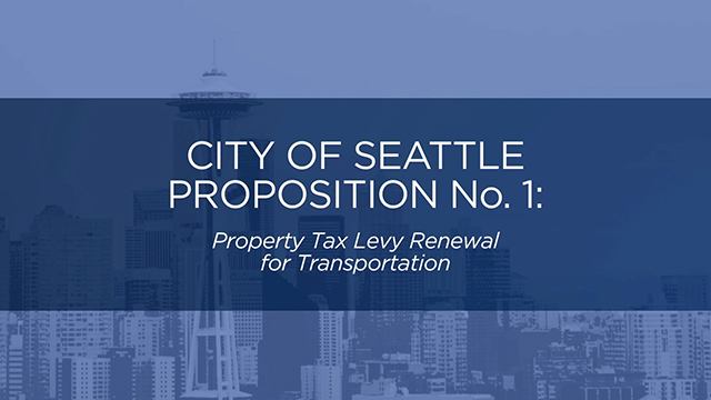 City of Seattle, Proposition 1, Property Tax Levy Renewal for Transportation