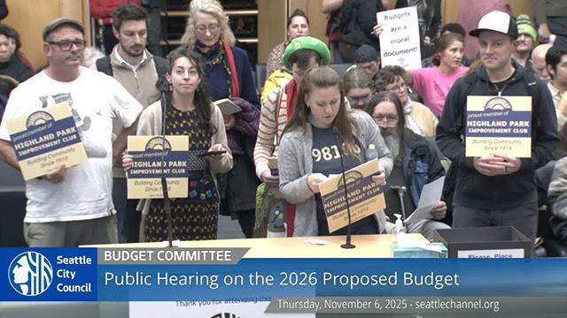 Select Budget Committee Session II 11-6-25
