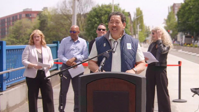 Pike-Pine Improvements Project ribbon cutting