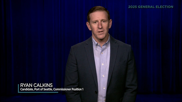 Ryan Calkins, candidate for Port of Seattle, Commissioner Position 1