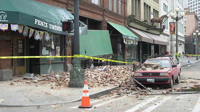 Seattle marks 25 years since the Nisqually Earthquake — and confronts the work still left undone on Explore Videos Page Seattle marks 25 years since the Nisqually Earthquake — and confronts the work still left undone